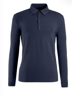 New LONG-SLEEVED POLO MADE OF VISCOSE PREMIUM JERSEY
